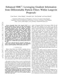 Enhanced SMC$^2$: Leveraging Gradient Information from Differentiable
  Particle Filters Within Langevin Proposals