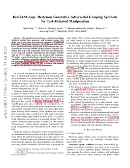 DexGANGrasp: Dexterous Generative Adversarial Grasping Synthesis for
  Task-Oriented Manipulation
