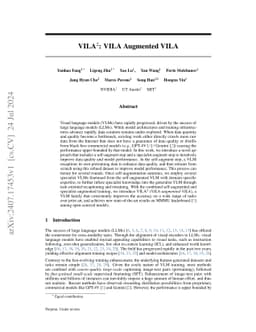 $VILA^2$: VILA Augmented VILA