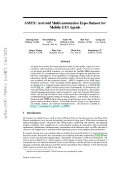 AMEX: Android Multi-annotation Expo Dataset for Mobile GUI Agents