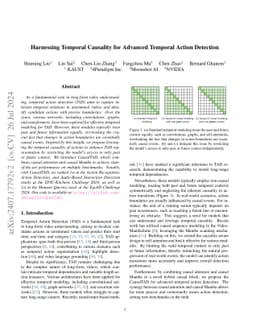 Harnessing Temporal Causality for Advanced Temporal Action Detection