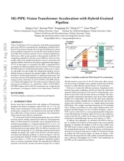 HG-PIPE: Vision Transformer Acceleration with Hybrid-Grained Pipeline