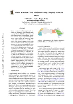 Dallah: A Dialect-Aware Multimodal Large Language Model for Arabic