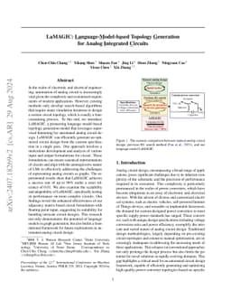 LaMAGIC: Language-Model-based Topology Generation for Analog Integrated
  Circuits