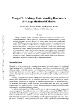 MangaUB: A Manga Understanding Benchmark for Large Multimodal Models