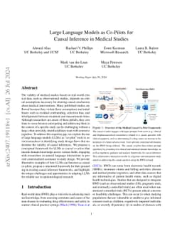 Large Language Models as Co-Pilots for Causal Inference in Medical
  Studies