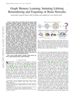 Graph Memory Learning: Imitating Lifelong Remembering and Forgetting of
  Brain Networks