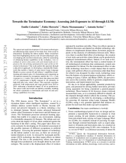 Towards the Terminator Economy: Assessing Job Exposure to AI through LLMs