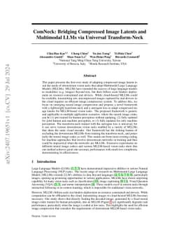 Bridging Compressed Image Latents and Multimodal Large Language Models