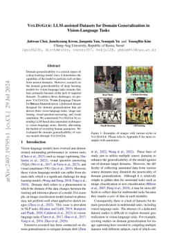 VolDoGer: LLM-assisted Datasets for Domain Generalization in
  Vision-Language Tasks