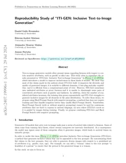 Reproducibility Study of "ITI-GEN: Inclusive Text-to-Image Generation"