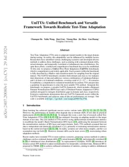 UniTTA: Unified Benchmark and Versatile Framework Towards Realistic
  Test-Time Adaptation