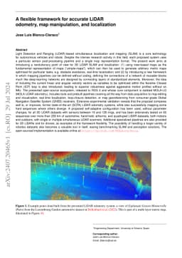 A flexible framework for accurate LiDAR odometry, map manipulation, and
  localization