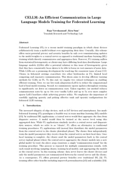 CELLM: An Efficient Communication in Large Language Models Training for
  Federated Learning