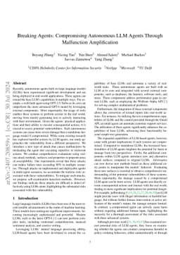 Breaking Agents: Compromising Autonomous LLM Agents Through Malfunction
  Amplification