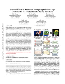 Evolver: Chain-of-Evolution Prompting to Boost Large Multimodal Models for Hateful Meme Detection