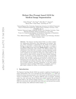 Robust Box Prompt based SAM for Medical Image Segmentation