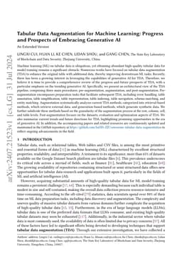 Tabular Data Augmentation for Machine Learning: Progress and Prospects
  of Embracing Generative AI
