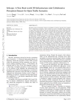 InScope: A New Real-world 3D Infrastructure-side Collaborative
  Perception Dataset for Open Traffic Scenarios
