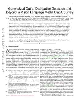 Generalized Out-of-Distribution Detection and Beyond in Vision Language
  Model Era: A Survey