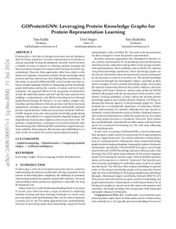 GOProteinGNN: Leveraging Protein Knowledge Graphs for Protein Representation Learning