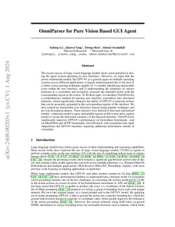 OmniParser for Pure Vision Based GUI Agent
