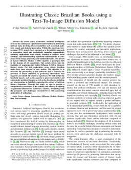 Illustrating Classic Brazilian Books using a Text-To-Image Diffusion
  Model