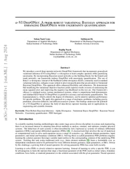 Alpha-VI DeepONet: A prior-robust variational Bayesian approach for
  enhancing DeepONets with uncertainty quantification