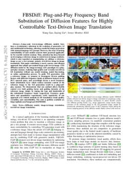 FBSDiff: Plug-and-Play Frequency Band Substitution of Diffusion Features
  for Highly Controllable Text-Driven Image Translation