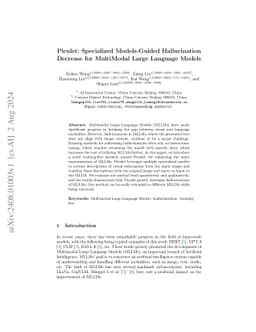 Piculet: Specialized Models-Guided Hallucination Decrease for MultiModal
  Large Language Models