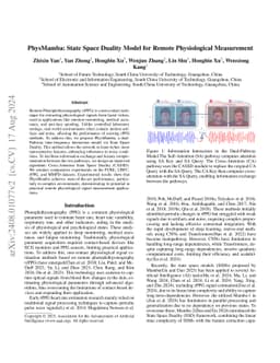 PhysMamba: State Space Duality Model for Remote Physiological Measurement