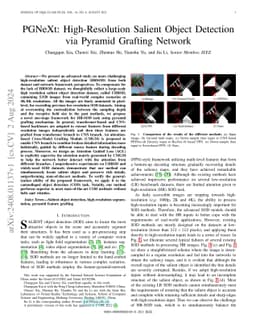 PGNeXt: High-Resolution Salient Object Detection via Pyramid Grafting
  Network