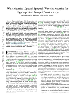 WaveMamba: Spatial-Spectral Wavelet Mamba for Hyperspectral Image
  Classification