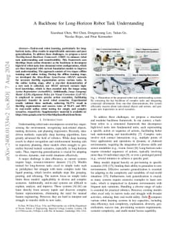 A Backbone for Long-Horizon Robot Task Understanding