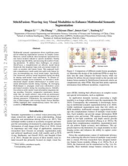 StitchFusion: Weaving Any Visual Modalities to Enhance Multimodal
  Semantic Segmentation