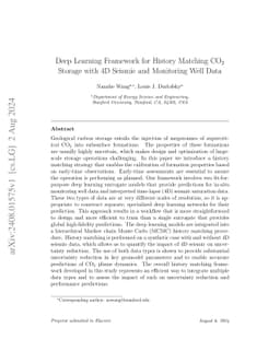 Deep Learning Framework for History Matching CO2 Storage with 4D Seismic and Monitoring Well Data