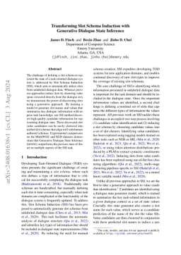 Transforming Slot Schema Induction with Generative Dialogue State
  Inference
