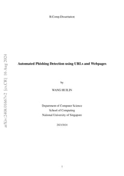 Automated Phishing Detection Using URLs and Webpages