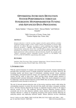 Optimizing Intrusion Detection System Performance Through Synergistic
  Hyperparameter Tuning and Advanced Data Processing