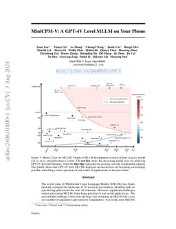 MiniCPM-V: A GPT-4V Level MLLM on Your Phone
