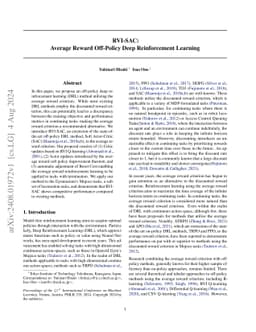 RVI-SAC: Average Reward Off-Policy Deep Reinforcement Learning
