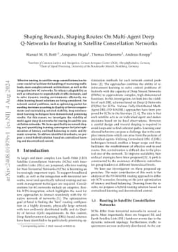 Shaping Rewards, Shaping Routes: On Multi-Agent Deep Q-Networks for
  Routing in Satellite Constellation Networks