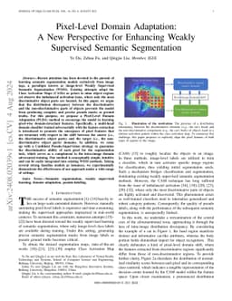 Pixel-Level Domain Adaptation: A New Perspective for Enhancing Weakly
  Supervised Semantic Segmentation