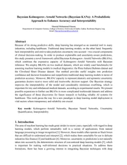 Bayesian Kolmogorov Arnold Networks (Bayesian_KANs): A Probabilistic
  Approach to Enhance Accuracy and Interpretability