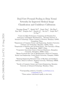 Dual-View Pyramid Pooling in Deep Neural Networks for Improved Medical
  Image Classification and Confidence Calibration