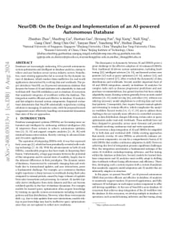 NeurDB: On the Design and Implementation of an AI-powered Autonomous Database