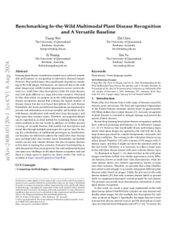 Benchmarking In-the-wild Multimodal Disease Recognition and A Versatile
  Baseline