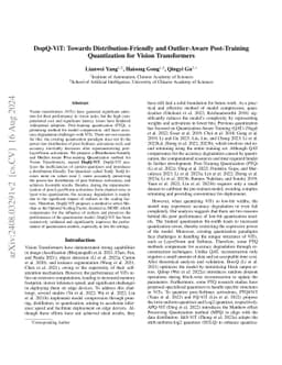 DopQ-ViT: Towards Distribution-Friendly and Outlier-Aware Post-Training
  Quantization for Vision Transformers