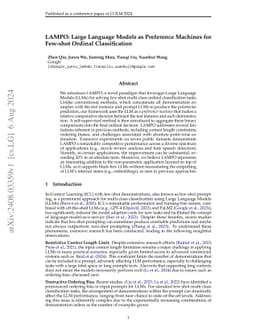 LAMPO: Large Language Models as Preference Machines for Few-shot Ordinal
  Classification