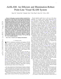 AirSLAM: An Efficient and Illumination-Robust Point-Line Visual SLAM System